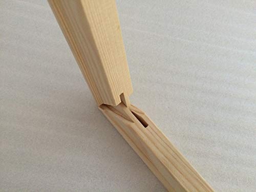 Querfarben Keilrahmenleisten | Set zum Selbstbau | DIY Holzleisten für Keilrahmen | Verschiedenen Größen (30 x 80 cm)