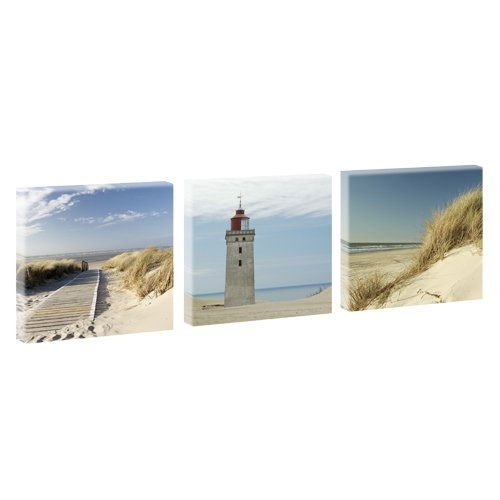 Nordsee 2 - Trendige Kunstdruckserie auf Leinwand -...