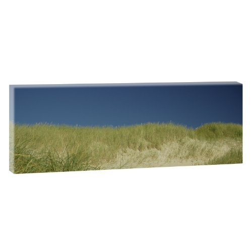 Dünenlandschaft 1 - Trendiger Kunstdruck auf Leinwand im XXL Format- 120cm x 40 cm