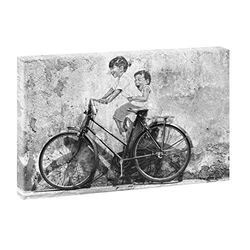 Fahrradkunst | Panoramabild im XXL Format | Kunstdruck...