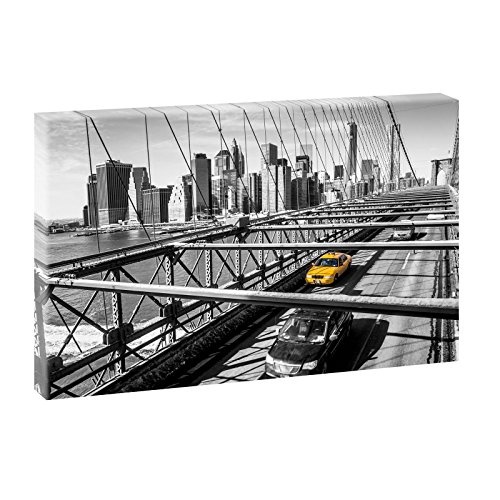 Brooklyn Taxi | Panoramabild im XXL Format | Kunstdruck...