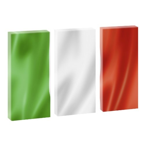 Trendiger Kunstdruck auf Leinwand - Italia - mehrteilig 130cm x 80cm (je 40cm x 80cm)