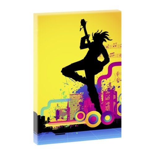Rock | Panoramabild im XXL Format | Poster | Wandbild | Fotografie | Trendiger Kunstdruck auf Leinwand | Verschiedene Farben und Größen (100 cm x 65 cm, Farbig)