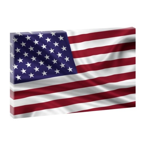 America | Panoramabild im XXL Format | Poster | Wandbild | Fotografie | Trendiger Kunstdruck auf Leinwand | 100cm x 65cm