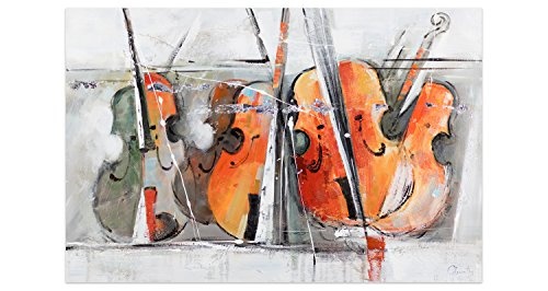 KunstLoft® Acryl Gemälde Quartett der Geigen...