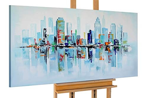 KunstLoft® Acryl Gemälde Modern City of Atlantis...