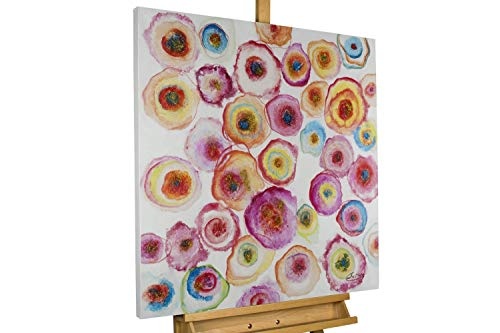 KunstLoft® Gemälde Blütenkunst in 80x80cm |...