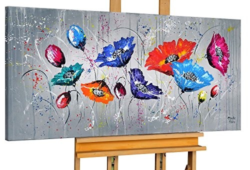 KunstLoft® Acryl Gemälde Flores coloridas...