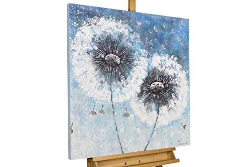 KunstLoft® Acryl Gemälde Pompon Flowers 80x80cm...