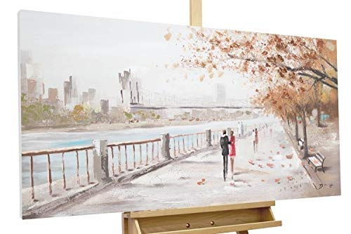KunstLoft® Acryl Gemälde Autumn Walk 120x60cm |...