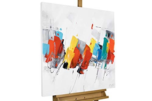 KunstLoft® Acryl Gemälde Fearless 80x80cm |...