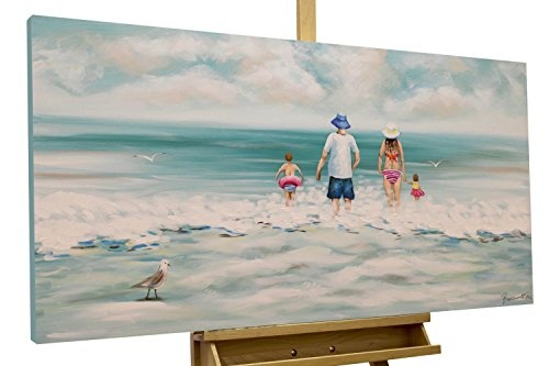 KunstLoft Acryl Gemälde Familienzeit 120x60cm |...