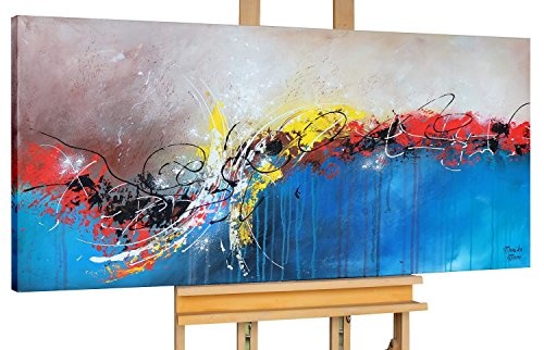 KunstLoft® Acryl Gemälde Tidal Bore 140x70cm |...