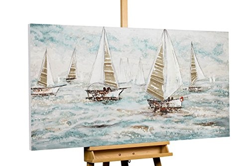 KunstLoft® Acryl Gemälde Sailboat Racing...