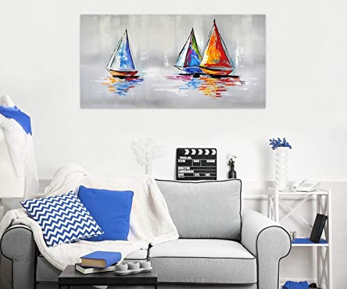 KunstLoft® Acryl Gemälde Sailing to The Horizon...