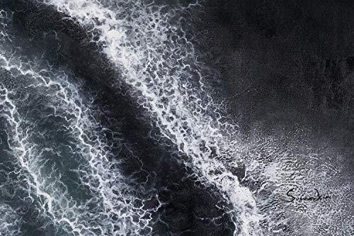 KunstLoft® XXL Gemälde Ozean der Freiheit 180x120cm | original handgemalte Bilder | Meer Wellen Türkis Weiß | Leinwand-Bild Ölgemälde einteilig groß | Modernes Kunst Ölbild