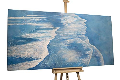 KunstLoft® XXL Gemälde Crashing Waves 200x100cm...
