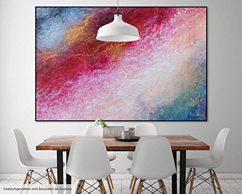 KunstLoft XXL Gemälde Kaizen 180x120cm | Original handgemalte Bilder | Abstrakt Meer Farben Bunt | Leinwand-Bild Ölgemälde Einteilig groß | Modernes Kunst Ölbild