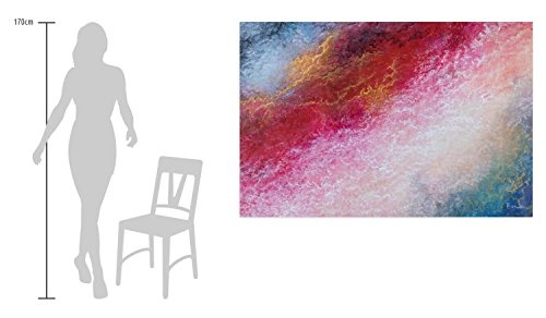 KunstLoft XXL Gemälde Kaizen 180x120cm | Original handgemalte Bilder | Abstrakt Meer Farben Bunt | Leinwand-Bild Ölgemälde Einteilig groß | Modernes Kunst Ölbild