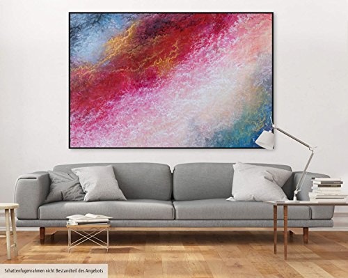 KunstLoft XXL Gemälde Kaizen 180x120cm | Original handgemalte Bilder | Abstrakt Meer Farben Bunt | Leinwand-Bild Ölgemälde Einteilig groß | Modernes Kunst Ölbild