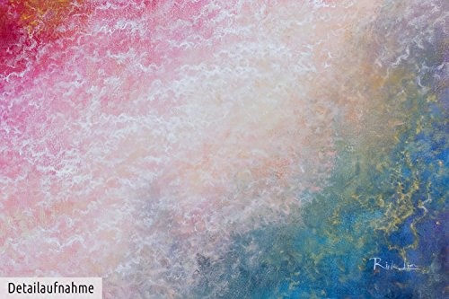 KunstLoft XXL Gemälde Kaizen 180x120cm | Original handgemalte Bilder | Abstrakt Meer Farben Bunt | Leinwand-Bild Ölgemälde Einteilig groß | Modernes Kunst Ölbild