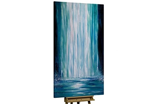 KunstLoft XXL Gemälde Wasserfall der Feen 200x100cm...