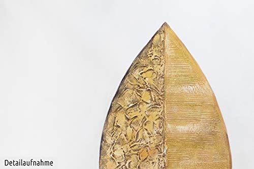 KunstLoft® XXL Gemälde Cypress Avenue 180x120cm | original handgemalte Bilder | Blätter Natur Goldglanz abstrakt | Leinwand-Bild Ölgemälde einteilig groß | Modernes Kunst Ölbild