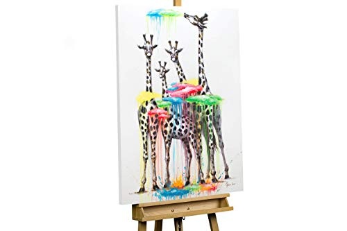 KunstLoft® Acryl Gemälde Fabulous Giraffes...