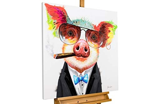 KunstLoft® Acryl Gemälde Smoking Hot Bacon...