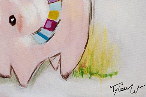 KunstLoft® Acryl Gemälde 3 of a Kind 50x60cm | original handgemalte Leinwand Bilder XXL | Tiere Kind Fabelwesen Affe Katze | Wandbild Acrylbild moderne Kunst einteilig mit Rahmen