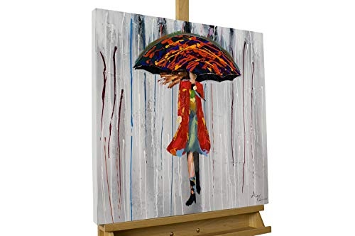 KunstLoft Acryl Gemälde Alice im Regen 60x60cm |...