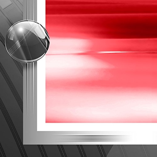 decomonkey Bilder Abstrakt 120x40 cm 1 Teilig Leinwandbilder Bild auf Leinwand Vlies Wandbild Kunstdruck Wanddeko Wand Wohnzimmer Wanddekoration Deko 3D Kugeln schwarz rot