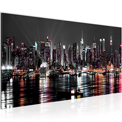 Bilder New York City Wandbild 100 x 40 cm Vlies -...