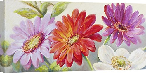 Art Print Cafe – Kunstdruck auf Leinwand - Blumen -...