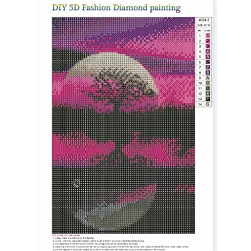 Qmber 5D Diamont Painting Full Malerei DIY Crystal Strass...