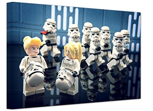 lego star wars Kunstdruck auf Leinwand, Motiv ", 6-er set, new/Rahmen x 30.48 cm x 20.32 cm 0.00 cm jeder