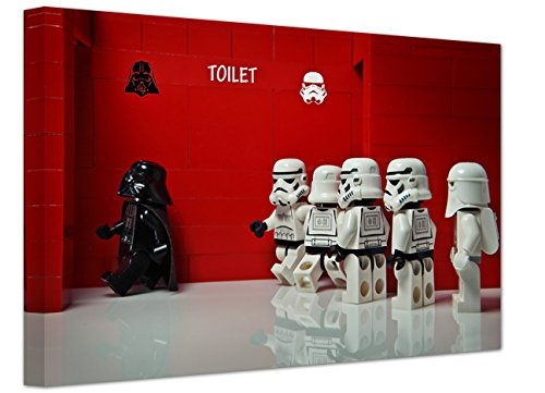 lego star wars Kunstdruck auf Leinwand, Motiv ", 6-er set, new/Rahmen x 30.48 cm x 20.32 cm 0.00 cm jeder