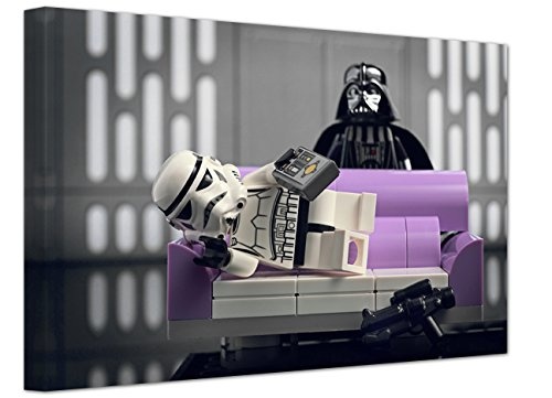 lego star wars Kunstdruck auf Leinwand, Motiv ", 6-er set, new/Rahmen x 30.48 cm x 20.32 cm 0.00 cm jeder