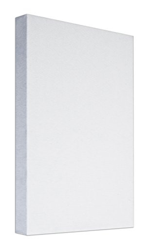 Arte & Arte 7155.0 Keilrahmen mit Leinwand für Maler, Tannenholz/Baumwolle, Weiß, 100 x 50 x 3.5 cm