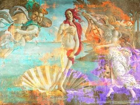 Feeling at Home Feelingathome-Leinwand-Bild-Botticellis-Venus-2.0-cm61x81-Kunstdruck-auf-Leinwand