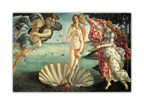 Die Geburt der Venus Gemälde von Sandro Botticelli...