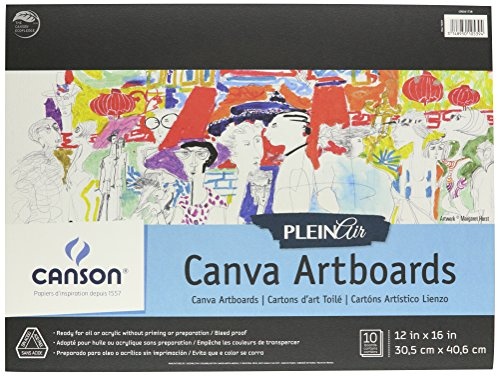 CANSON Plein Air Art Board Leinwand Pad 0 9"X12" 0