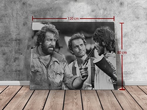 Bud Spencer - Emiliano / Die rechte und die linke Hand des Teufels - Leinwand (120x80cm)