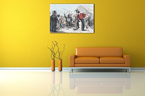 Printed Paintings Leinwand (80x60cm): James Brown - Tanzen für Aale
