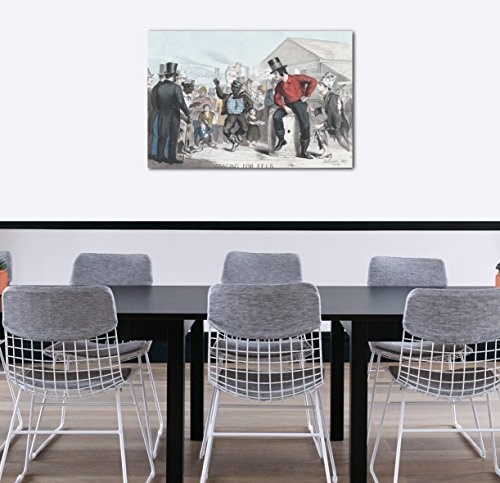 Printed Paintings Leinwand (80x60cm): James Brown - Tanzen für Aale