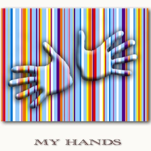 Unbekannt MY HANDS - Modern Art Bild auf Leinwand mit...