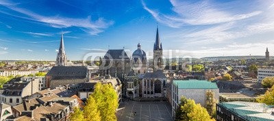 Leinwand-Bild 160 x 70 cm: "Aachen im Herbst", Bild auf Leinwand