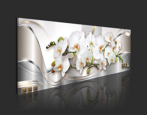 murando - Bilder Blumen Orchidee 120x40 cm Vlies Leinwandbild 1 TLG Kunstdruck modern Wandbilder XXL Wanddekoration Design Wand Bild - Orchidee Blumen b-A-0086-b-b