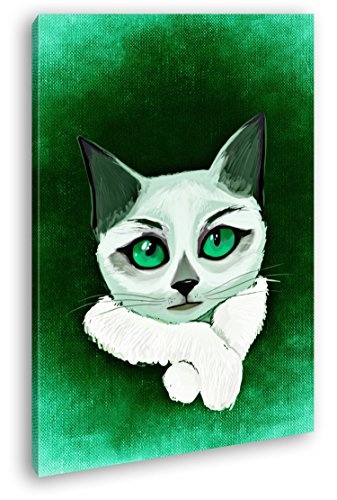 deyoli Schöne Katzen Zeichnung im Format: 120x80 als...