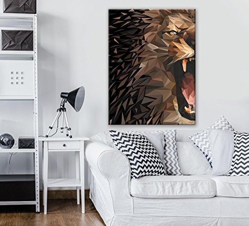 FORWALL Bilder Canvas Tiger O1 (100cm. x 75cm.) Leinwandbilder Wandbild AMFPP11561O1